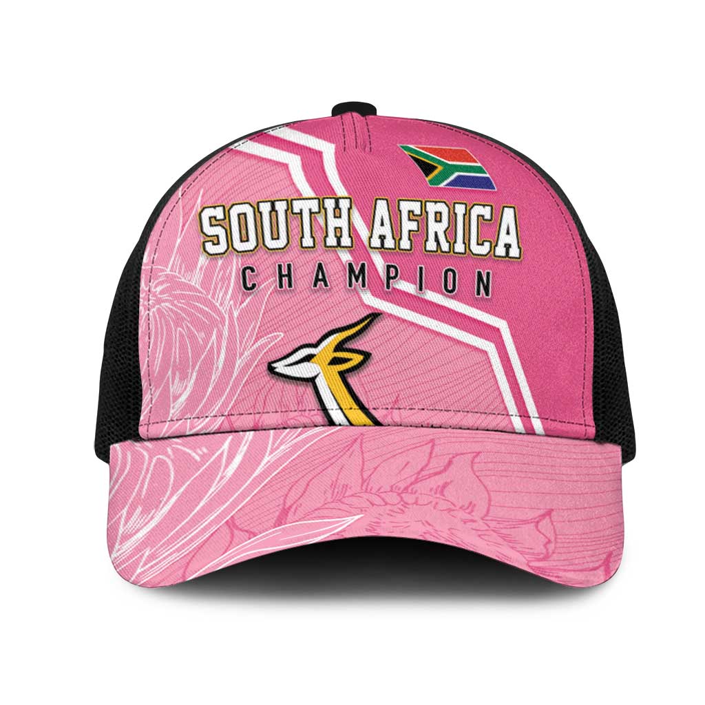 South Africa WC2026 Mesh Trucker Cap Springboks Special Pink