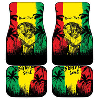 Reggae Soul B.Marley Personalized Car Mats Tropical Grunge