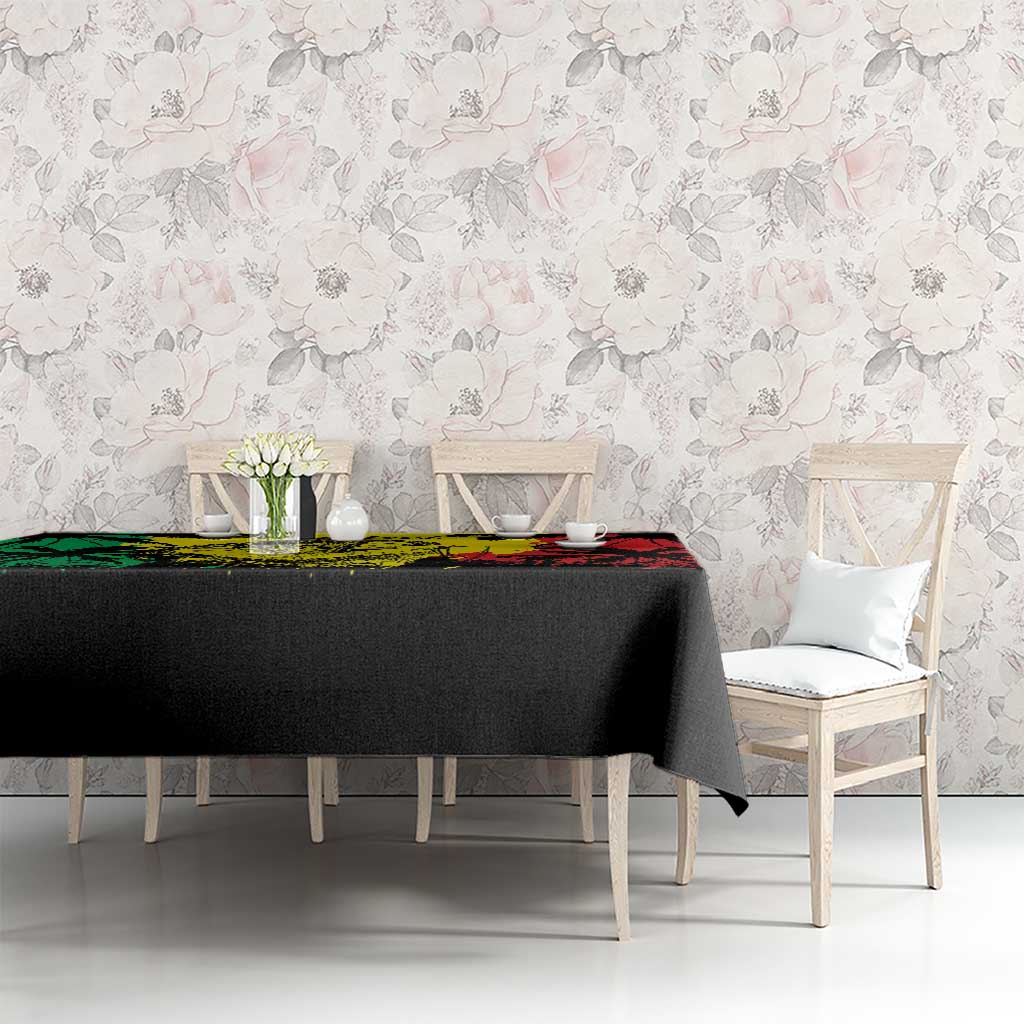 Reggae Soul B.Marley Personalized Tablecloth Tropical Grunge