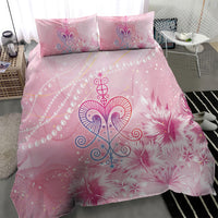 Afro Vodou Erzulie Freda Bedding Set Hibiscus & Pearls