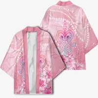 Afro Vodou Erzulie Freda Kimono Hibiscus & Pearls