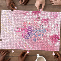 Afro Vodou Erzulie Freda Puzzle Hibiscus & Pearls