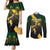 Personalised South Africa Rugby Couples Matching Mermaid Dress and Long Sleeve Button Shirt Proud Bokke We Are Champions