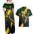 Personalised South Africa Rugby Couples Matching Off Shoulder Maxi Dress and Hawaiian Shirt Proud Bokke We Are Champions LT7 - Wonder Print Shop