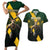 Personalised South Africa Rugby Couples Matching Short Sleeve Bodycon Dress and Hawaiian Shirt Proud Bokke We Are Champions LT7 - Wonder Print Shop