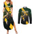 Personalised South Africa Rugby Couples Matching Summer Maxi Dress and Long Sleeve Button Shirt Proud Bokke We Are Champions LT7 - Wonder Print Shop