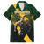 Personalised South Africa Rugby Family Matching Long Sleeve Bodycon Dress and Hawaiian Shirt Proud Bokke We Are Champions LT7 - Wonder Print Shop