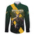 Personalised South Africa Rugby Family Matching Long Sleeve Bodycon Dress and Hawaiian Shirt Proud Bokke We Are Champions LT7 - Wonder Print Shop