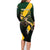 Personalised South Africa Rugby Family Matching Long Sleeve Bodycon Dress and Hawaiian Shirt Proud Bokke We Are Champions LT7 - Wonder Print Shop