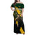 Personalised South Africa Rugby Family Matching Off Shoulder Maxi Dress and Hawaiian Shirt Proud Bokke We Are Champions LT7 - Wonder Print Shop