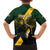 Personalised South Africa Rugby Family Matching Off Shoulder Short Dress and Hawaiian Shirt Proud Bokke We Are Champions LT7 - Wonder Print Shop