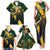 Personalised South Africa Rugby Family Matching Tank Maxi Dress and Hawaiian Shirt Proud Bokke We Are Champions - Wonder Print Shop