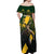 Personalised South Africa Rugby Off Shoulder Maxi Dress Proud Bokke We Are Champions - Wonder Print Shop