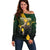 Personalised South Africa Rugby Off Shoulder Sweater Proud Bokke We Are Champions - Wonder Print Shop