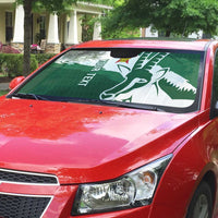 Zimbabwe Rugby Personalized Grunge Auto Sun Shade GO Sables - Wonder Print Shop