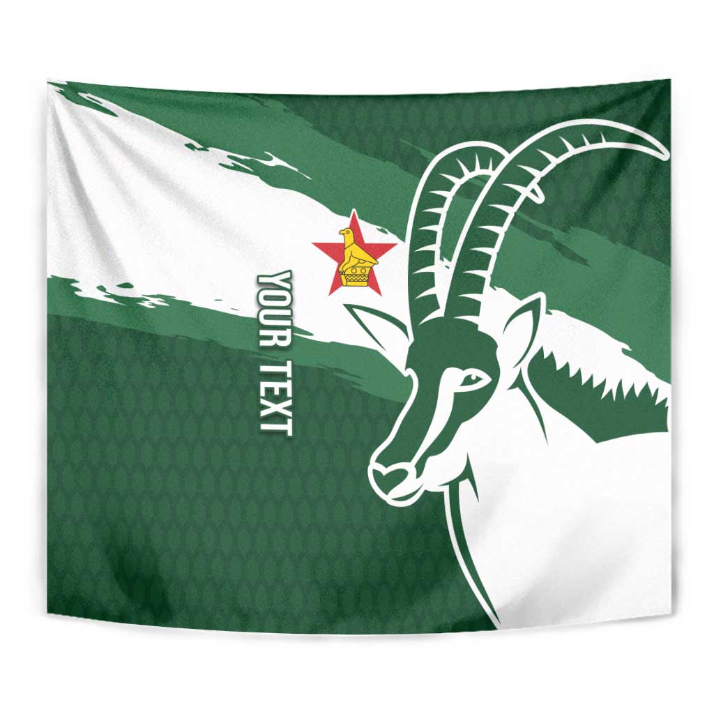 Zimbabwe Rugby Personalized Grunge Tapestry GO Sables - Wonder Print Shop
