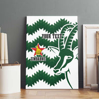 Zimbabwe Rugby The Sables Personalized Canvas Wall Art Retro Jersey Inspired - Wonder Print Shop