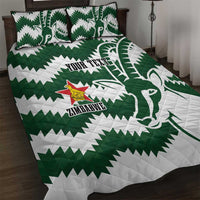 Zimbabwe Rugby The Sables Personalized Quilt Bed Set Retro Jersey Inspired - Wonder Print Shop