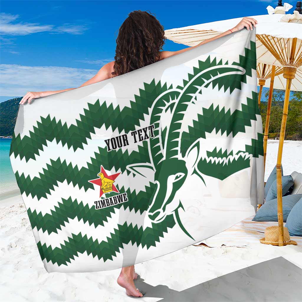 Zimbabwe Rugby The Sables Personalized Sarong Retro Jersey Inspired - Wonder Print Shop