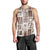 Hawaii Christmas Retro Patchwork Men Tank Top Brown - Wonder Print Shop