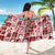 Hawaii Christmas Retro Patchwork Sarong Red - Wonder Print Shop