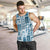 Hawaii Christmas Retro Patchwork Men Tank Top Aquamarine - Wonder Print Shop