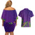 Mardi Gras Festive Confetti Couples Matching Off Shoulder Short Dress and Hawaiian Shirt LT7 - Wonder Print Shop