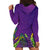 Mardi Gras Festive Confetti Hoodie Dress - Wonder Print Shop