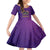 Mardi Gras Festive Confetti Kid Short Sleeve Dress - Wonder Print Shop