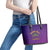 Mardi Gras Festive Confetti Leather Tote Bag - Wonder Print Shop