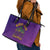 Mardi Gras Festive Confetti Leather Tote Bag - Wonder Print Shop