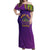 Mardi Gras Festive Confetti Off Shoulder Maxi Dress - Wonder Print Shop