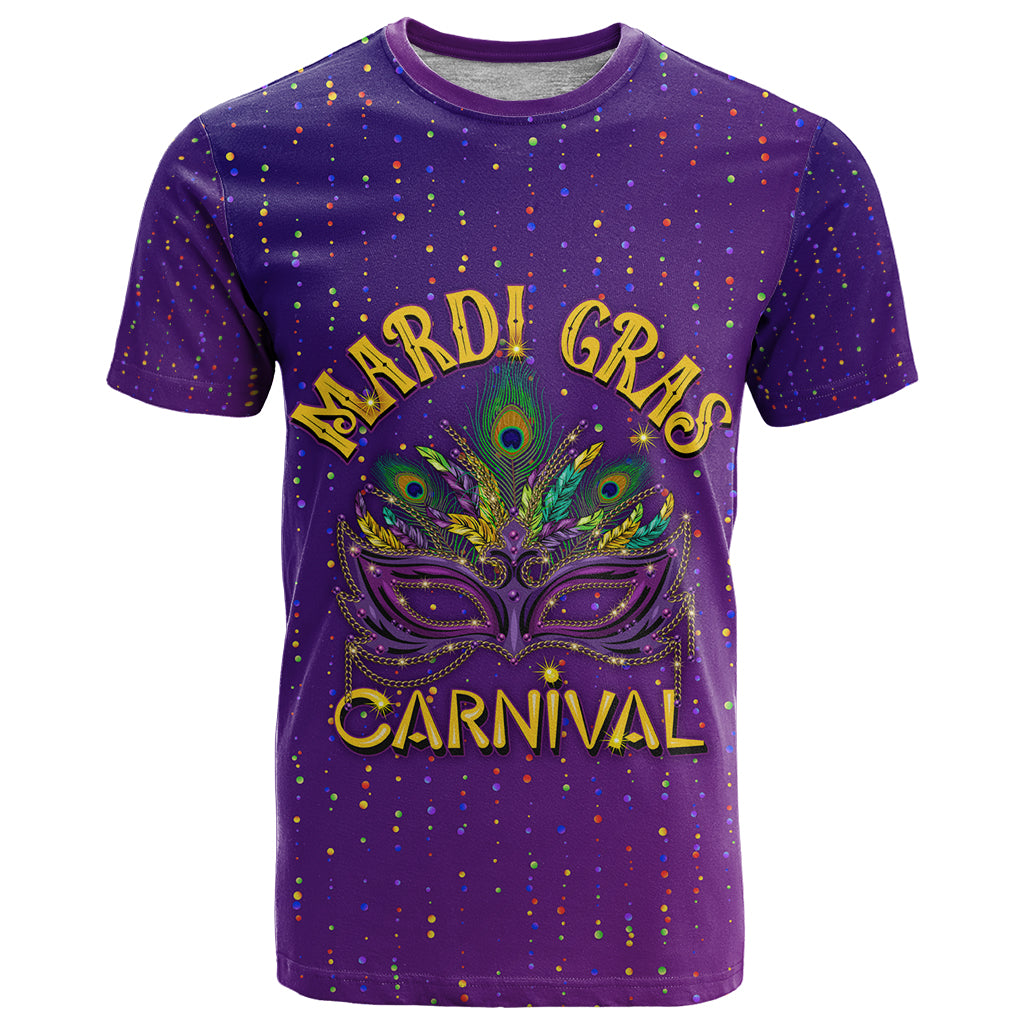 Mardi Gras Festive Confetti T Shirt - Wonder Print Shop