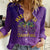 Mardi Gras Festive Confetti Women Casual Shirt - Wonder Print Shop