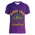 Mardi Gras Festive Confetti Women V Neck T Shirt - Wonder Print Shop