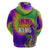 Mardi Gras Hoodie Tie-dye Style - King - Wonder Print Shop