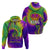 Mardi Gras Hoodie Tie-dye Style - King - Wonder Print Shop