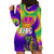 Mardi Gras Hoodie Dress Tie-dye Style - King - Wonder Print Shop