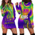 Mardi Gras Hoodie Dress Tie-dye Style - King - Wonder Print Shop