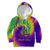 Mardi Gras Kid Hoodie Tie-dye Style - King - Wonder Print Shop