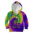 Mardi Gras Kid Hoodie Tie-dye Style - King - Wonder Print Shop