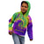 Mardi Gras Kid Hoodie Tie-dye Style - King - Wonder Print Shop