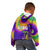 Mardi Gras Kid Hoodie Tie-dye Style - King - Wonder Print Shop