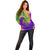 Mardi Gras Off Shoulder Sweater Tie-dye Style - King - Wonder Print Shop