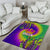 Mardi Gras Area Rug Tie-dye Style - Queen LT7 - Wonder Print Shop