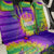 Mardi Gras Back Car Seat Cover Tie-dye Style - Queen LT7 - Wonder Print Shop