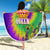 Mardi Gras Beach Blanket Tie-dye Style - Queen LT7 - Wonder Print Shop