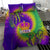 Mardi Gras Bedding Set Tie-dye Style - Queen LT7 - Wonder Print Shop