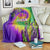 Mardi Gras Blanket Tie-dye Style - Queen