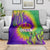 Mardi Gras Blanket Tie-dye Style - Queen